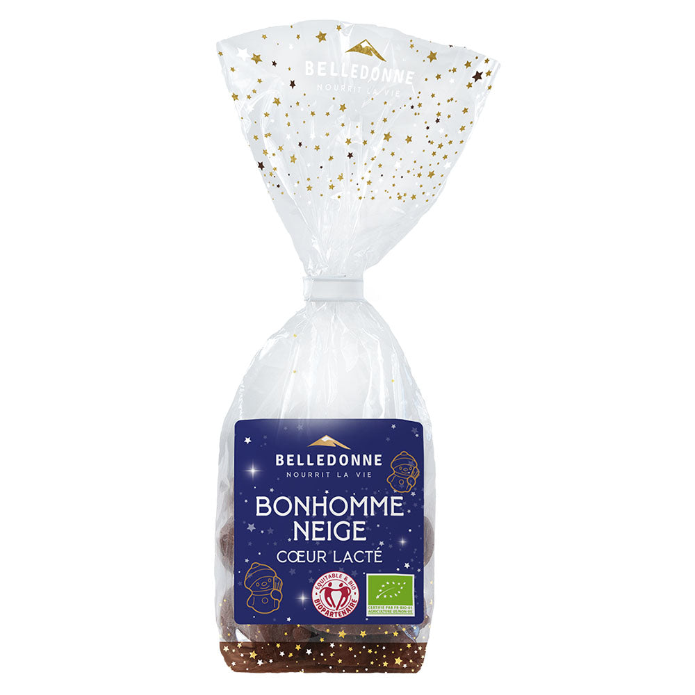Bonhomme de neige coeur lacté bio - 1