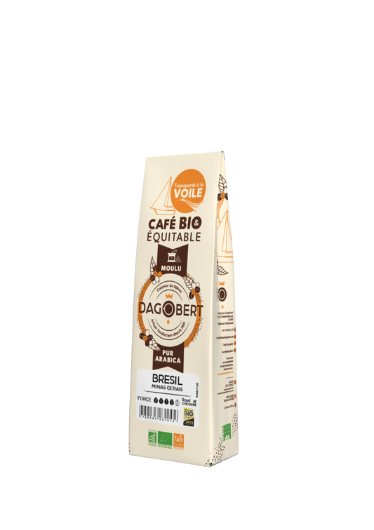 Brésil à la voile 100 % arabica, bio, équitable, demeter - moulu - 1