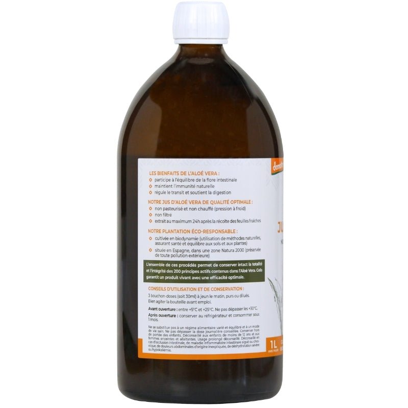 Jus d'aloé vera bio & demeter - 2