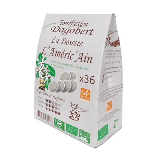 Les Cafés Dagobert -- Dosette l'améric'ain - dosettes - x36